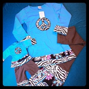 NWT Youth & Doll Matching Set